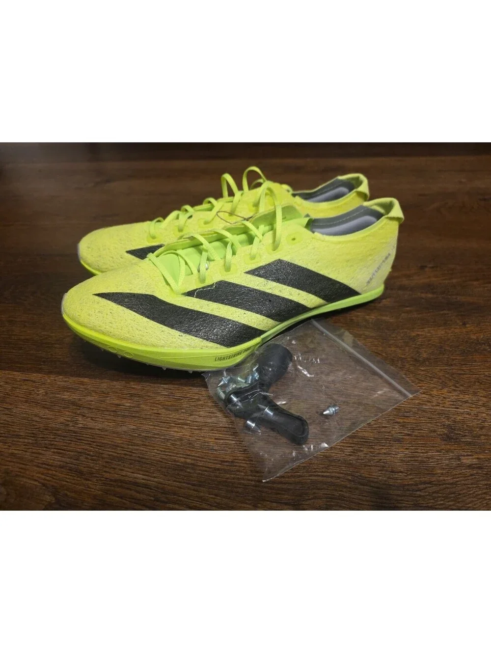 Size 7 Adidas Adizero Prime SP 3 Strung Lucid Green Men's IH5800 New
